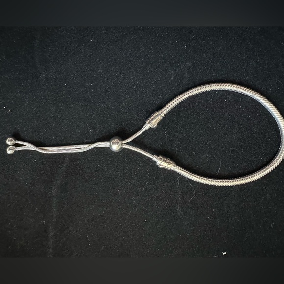 Pandora Moments Snake Chain Slider Bracelet Only - No Charms - Picture 10 of 10